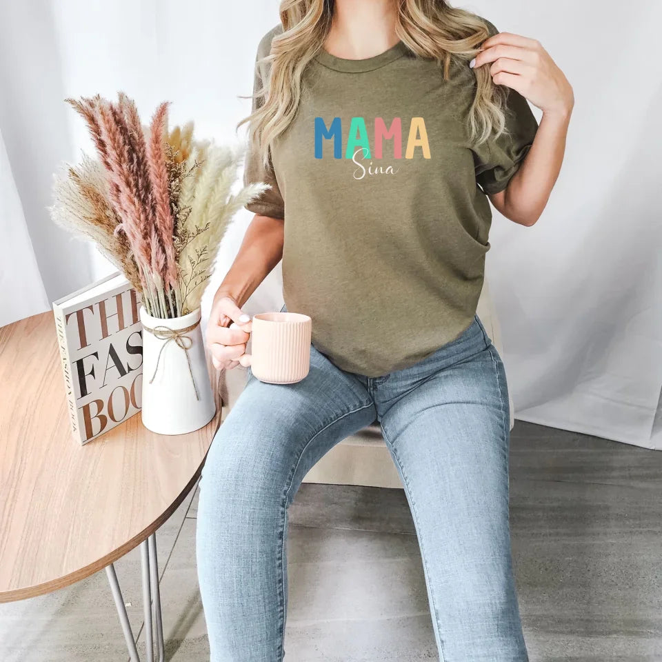 Tik Tok Shop Damen-olive-green