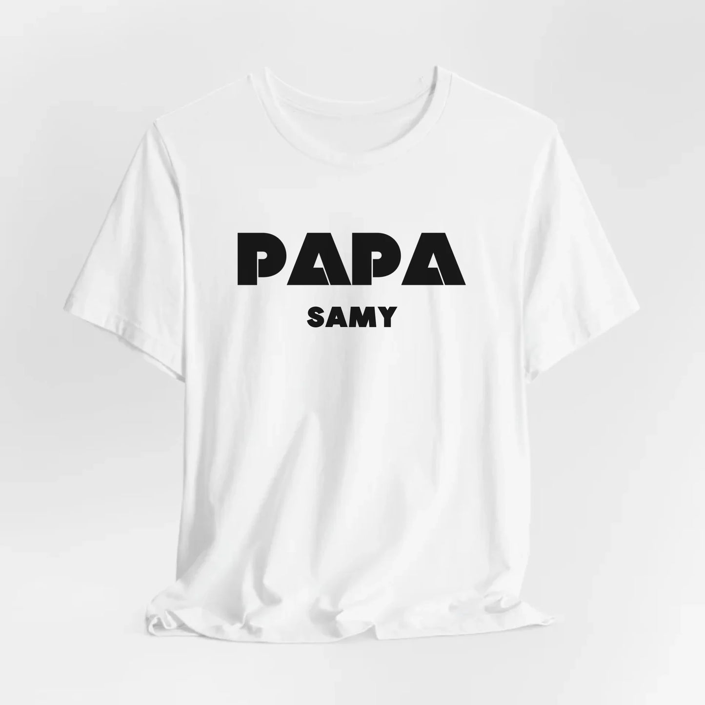 Printify Personalisierbares Papa T-Shirt mit Namen