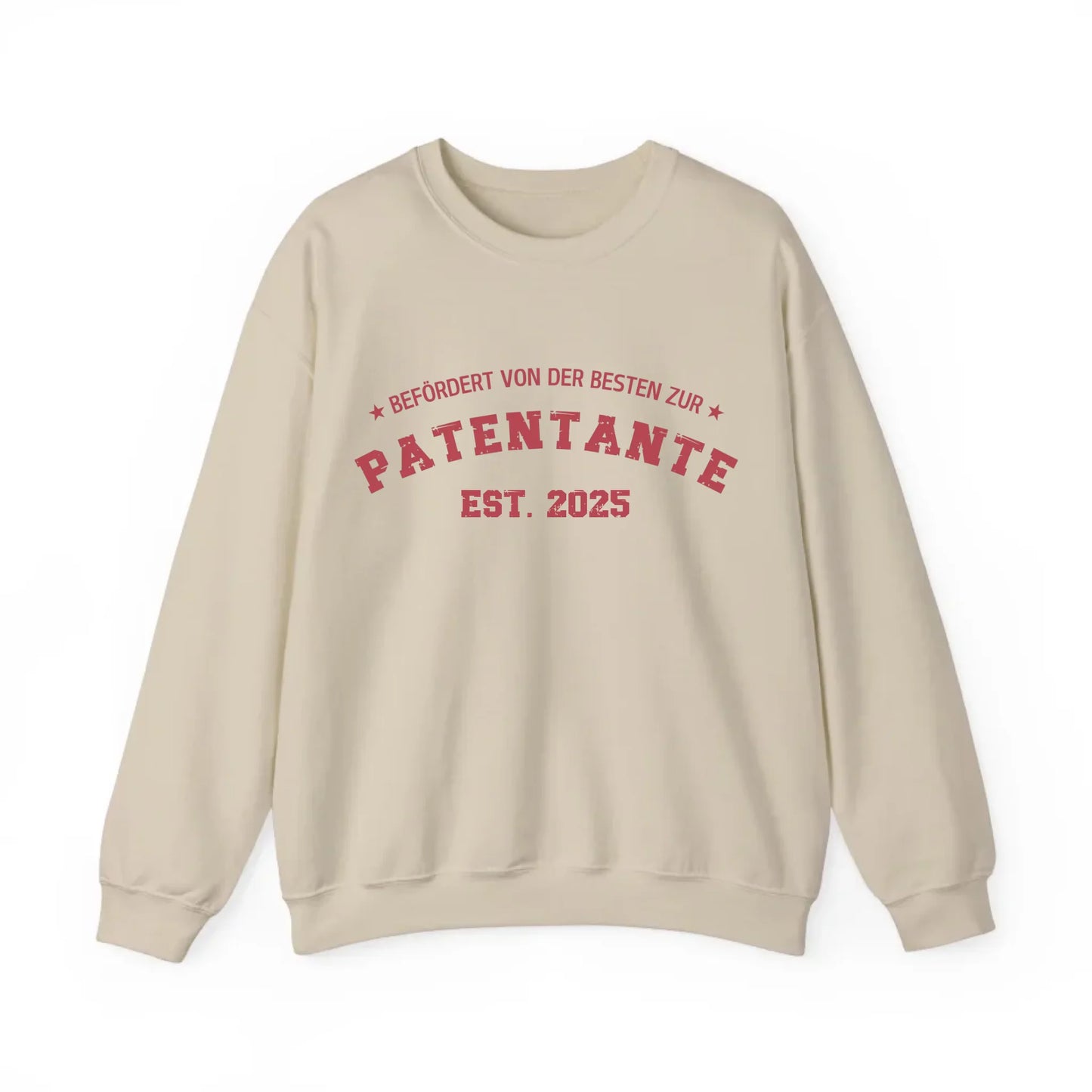 Printify 1Personalisierbares Sweatshirt befördert zur Patentante