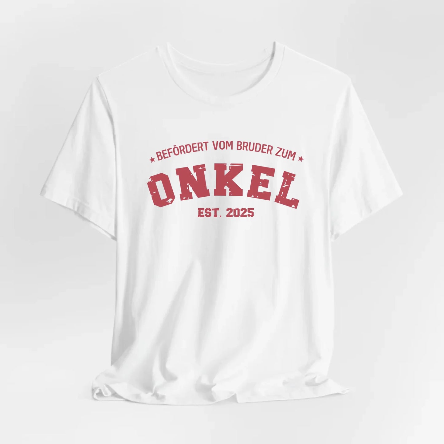 Printify Personalisierbares T-Shirt Befördert zum Onkel