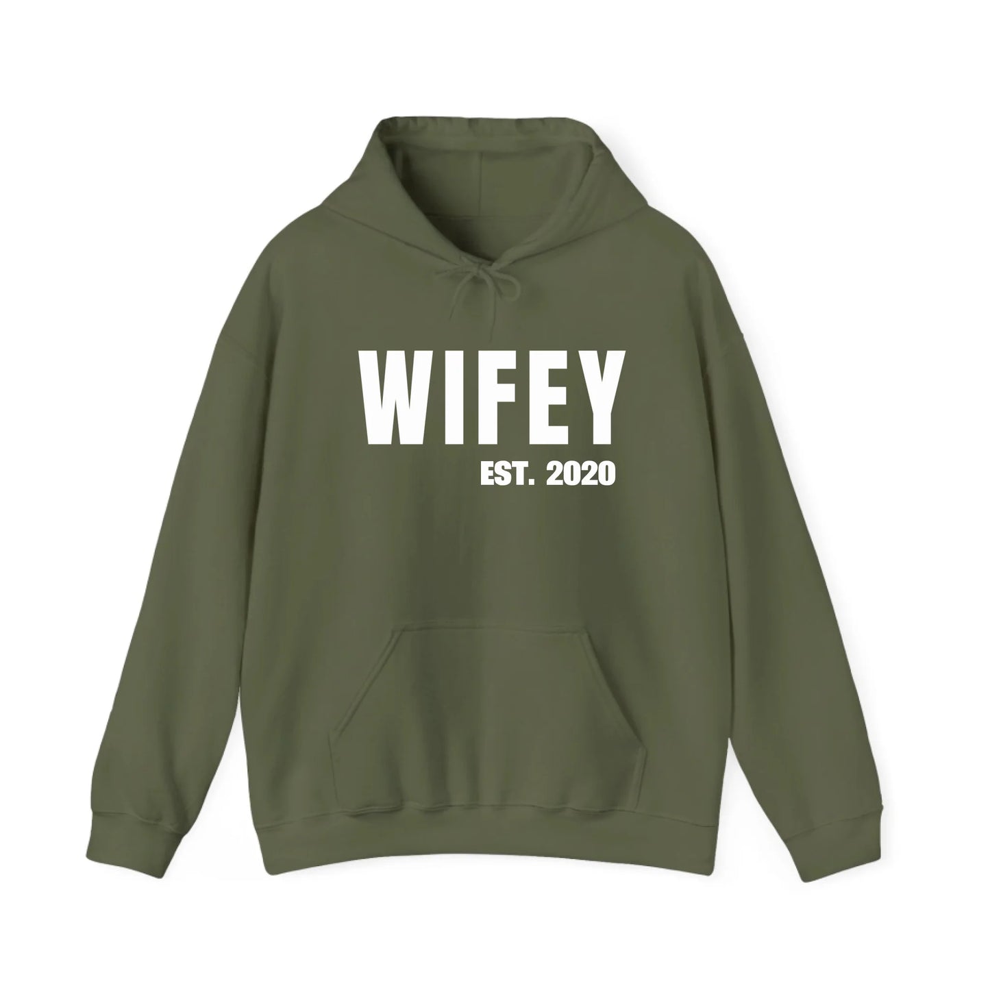 mamagibt Personalisierter Partner Hoodie Wifey
