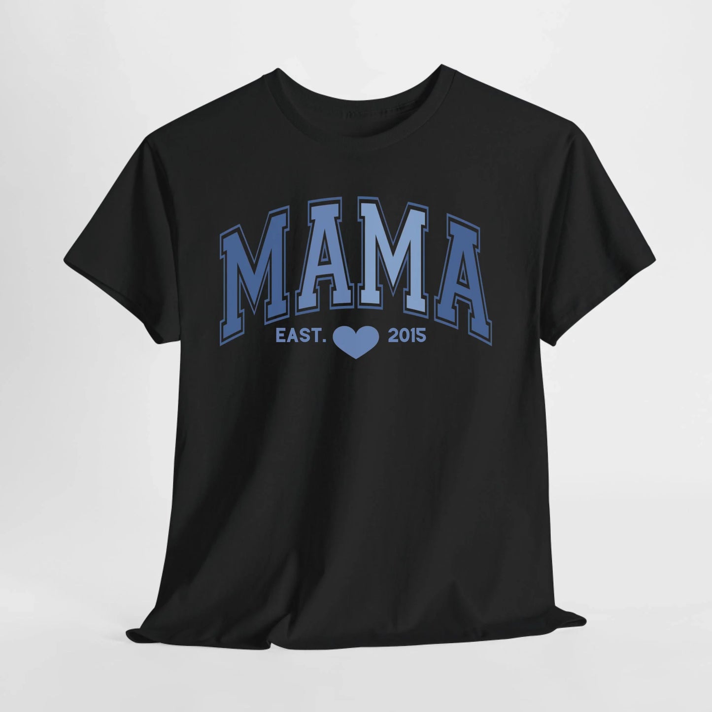 mamagibt T-Shirt Mama und Mini Blau