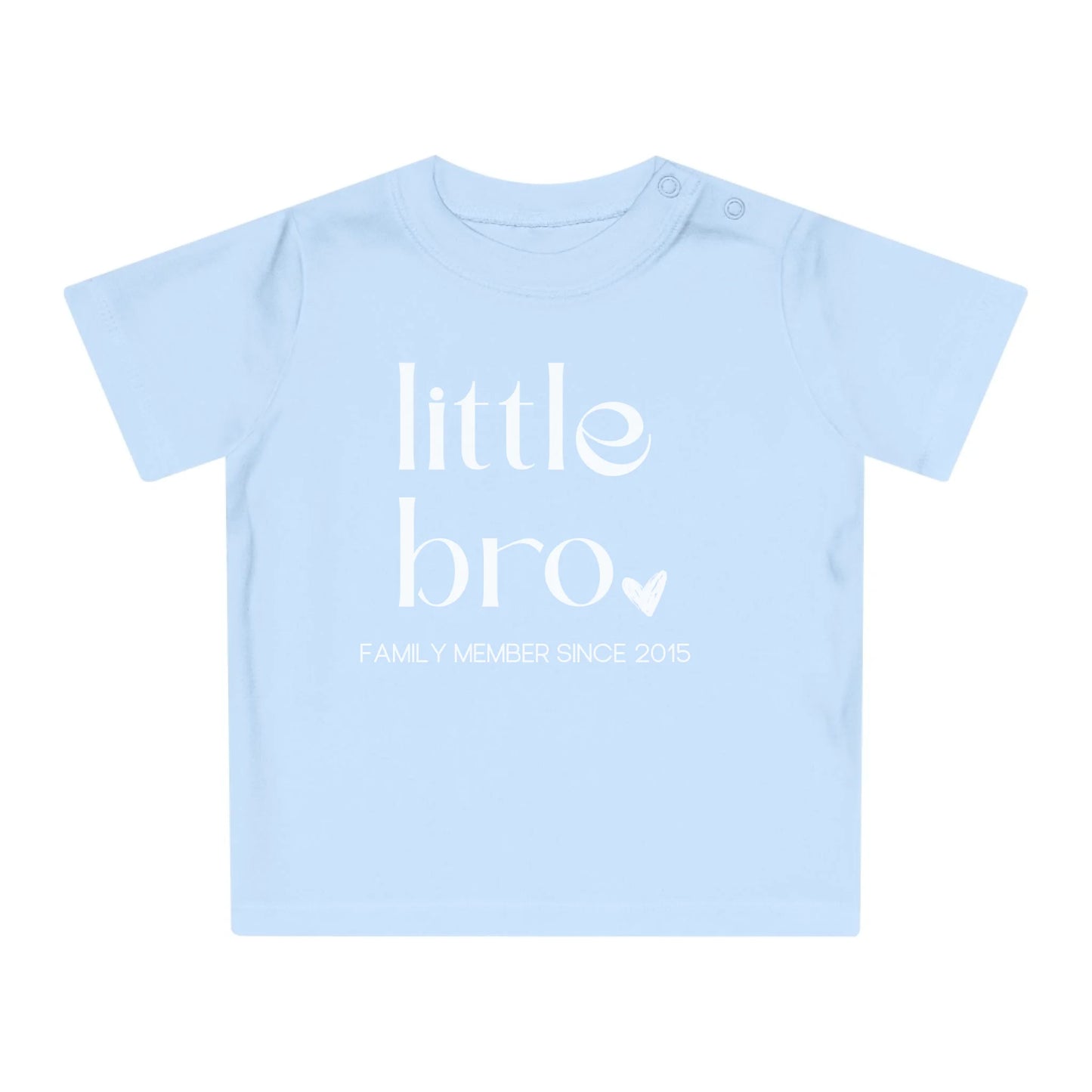 mamagibt Baby T-Shirt lil bro Baby T-Shirt lil bro Dusty Blue