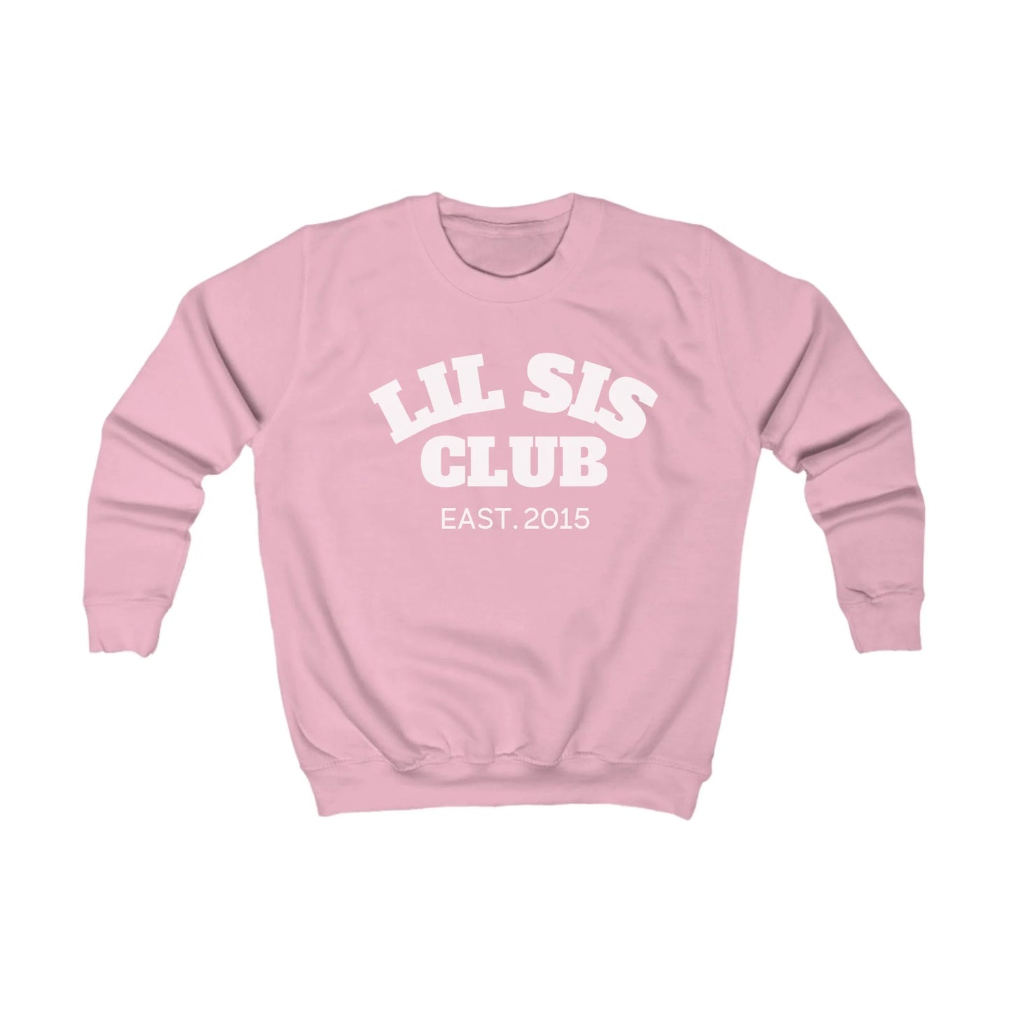 mamagibt Kinder Sweatshirt lil sis club Kinder Sweatshirt lil sis club Baby Pink