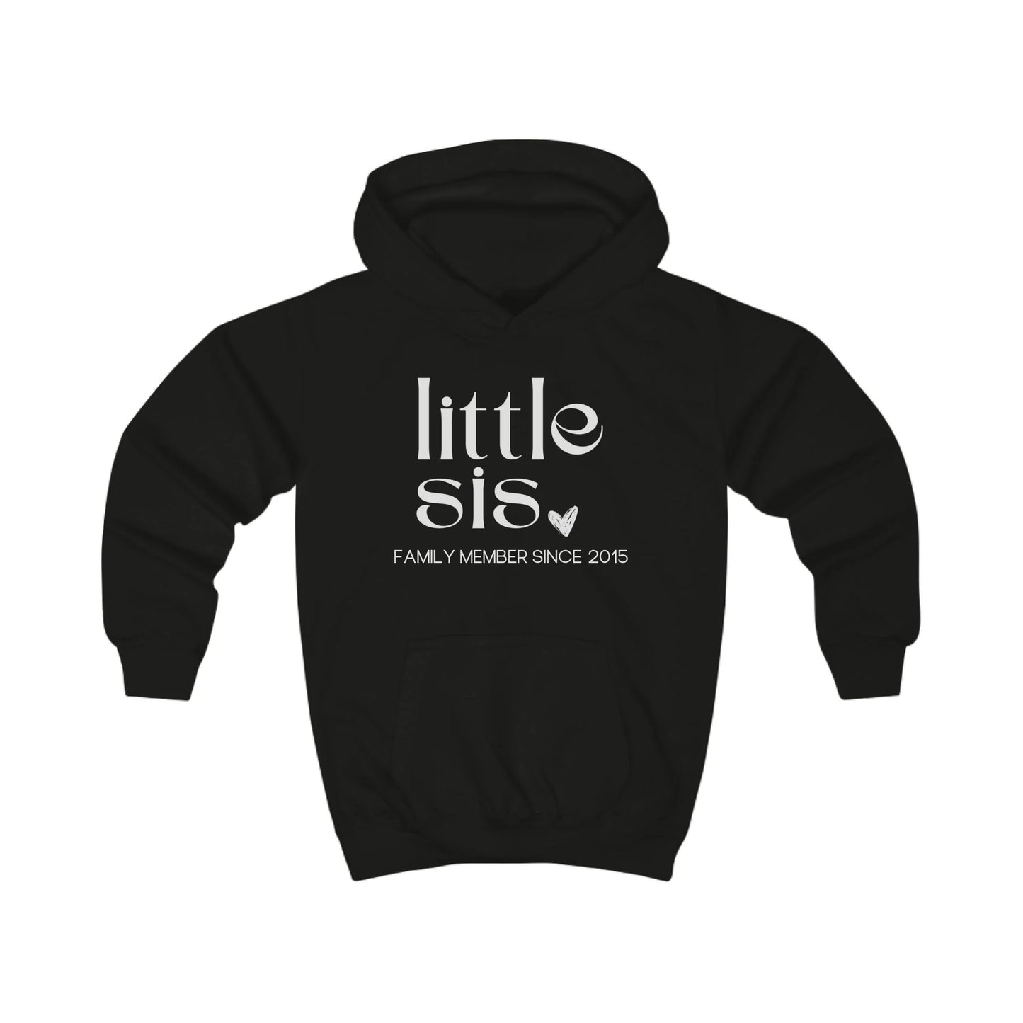 mamagibt Hoodie Kinder lil sis Hoodie Kinder lil sis Jet Black