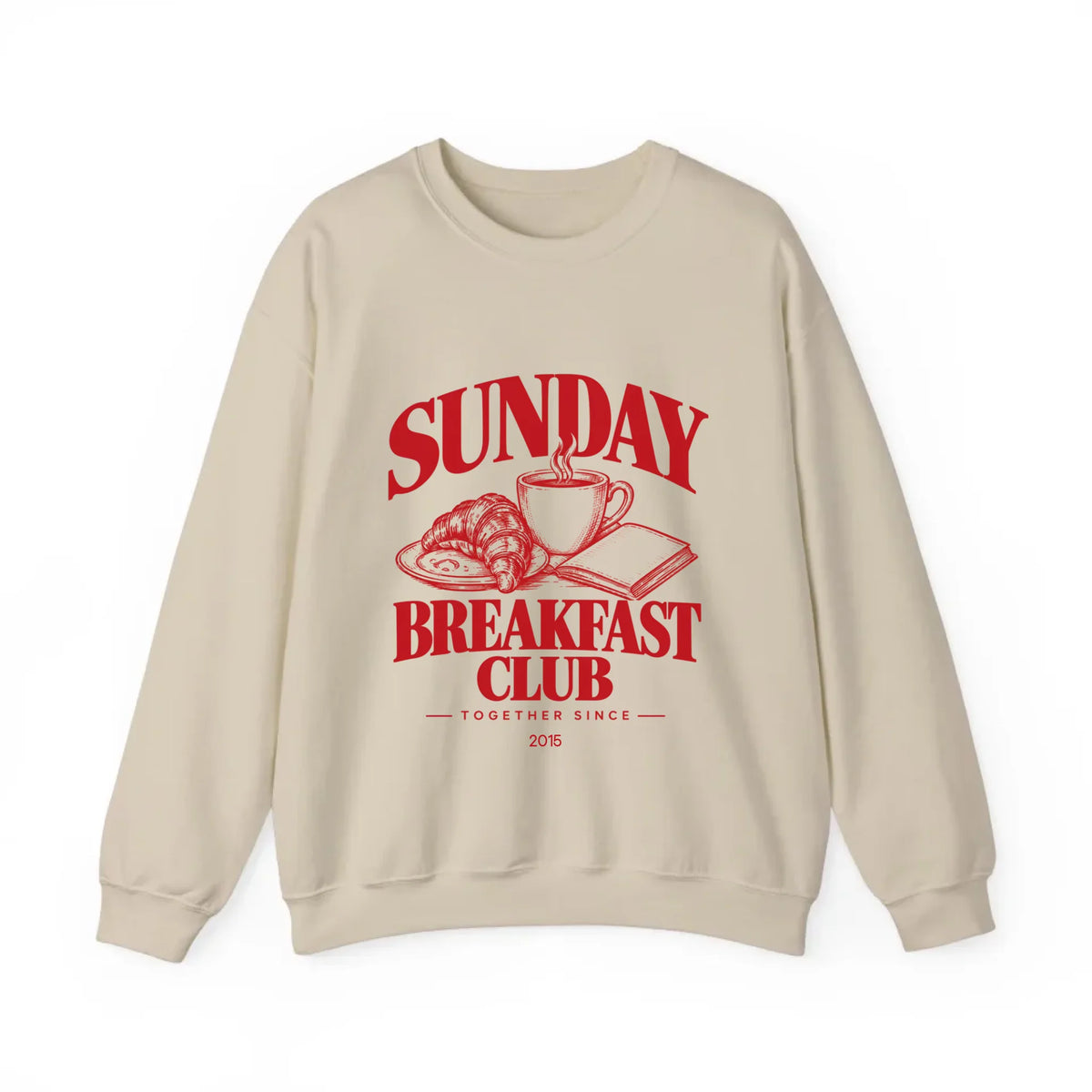 mamagibt Couple Sweatshirt Breakfast Club | Him personalisiert