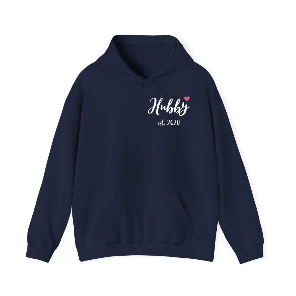 Hoodie Couple hubby Herz - mamagibt - #personalisiert#