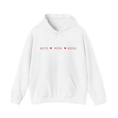 mamagibt Mama Hoodie Wife-Mom-Boss
