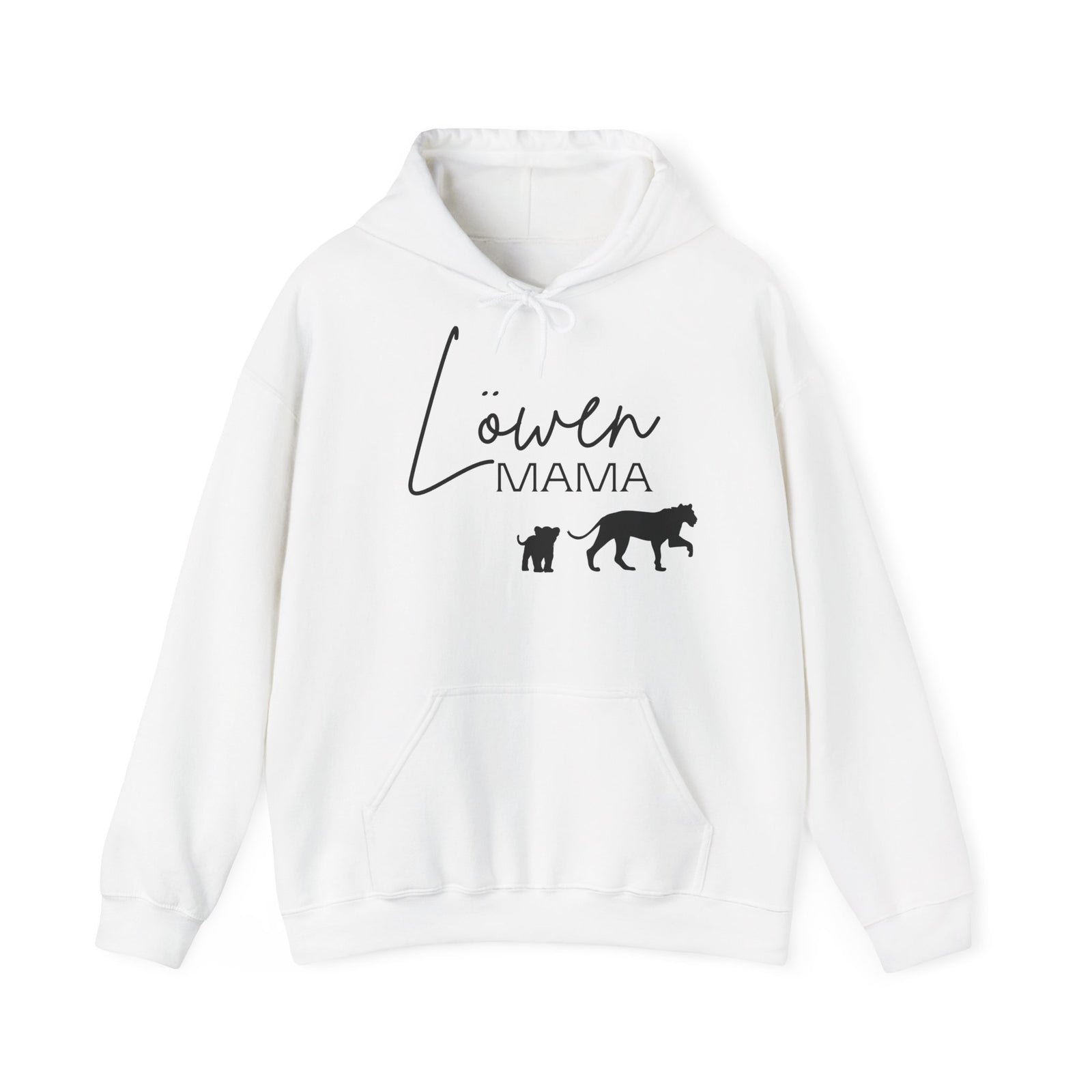 mamagibt Hoodie Löwen Mama mit Motiv