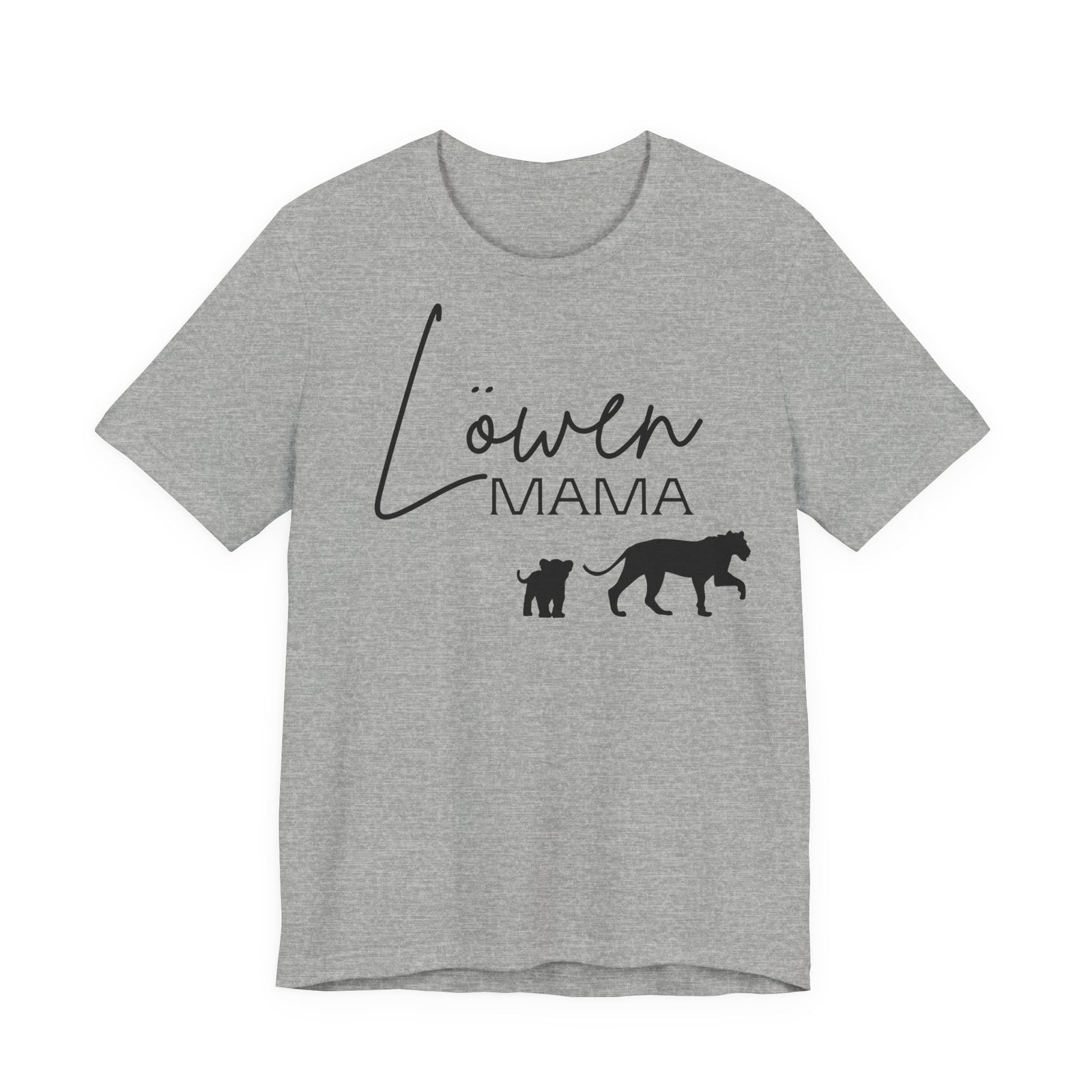 mamagibt T-Shirt Löwen Mama mit Motiv