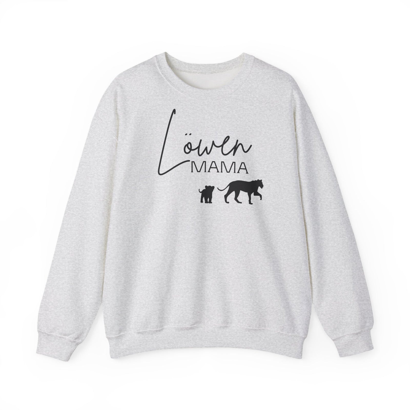 mamagibt Sweatshirt Löwen Mama mit Motiv