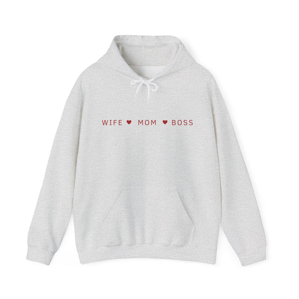 Mama Hoodie Wife-Mom-Boss