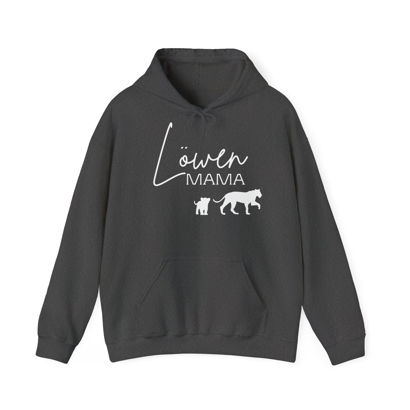 mamagibt Hoodie Löwen Mama mit Motiv