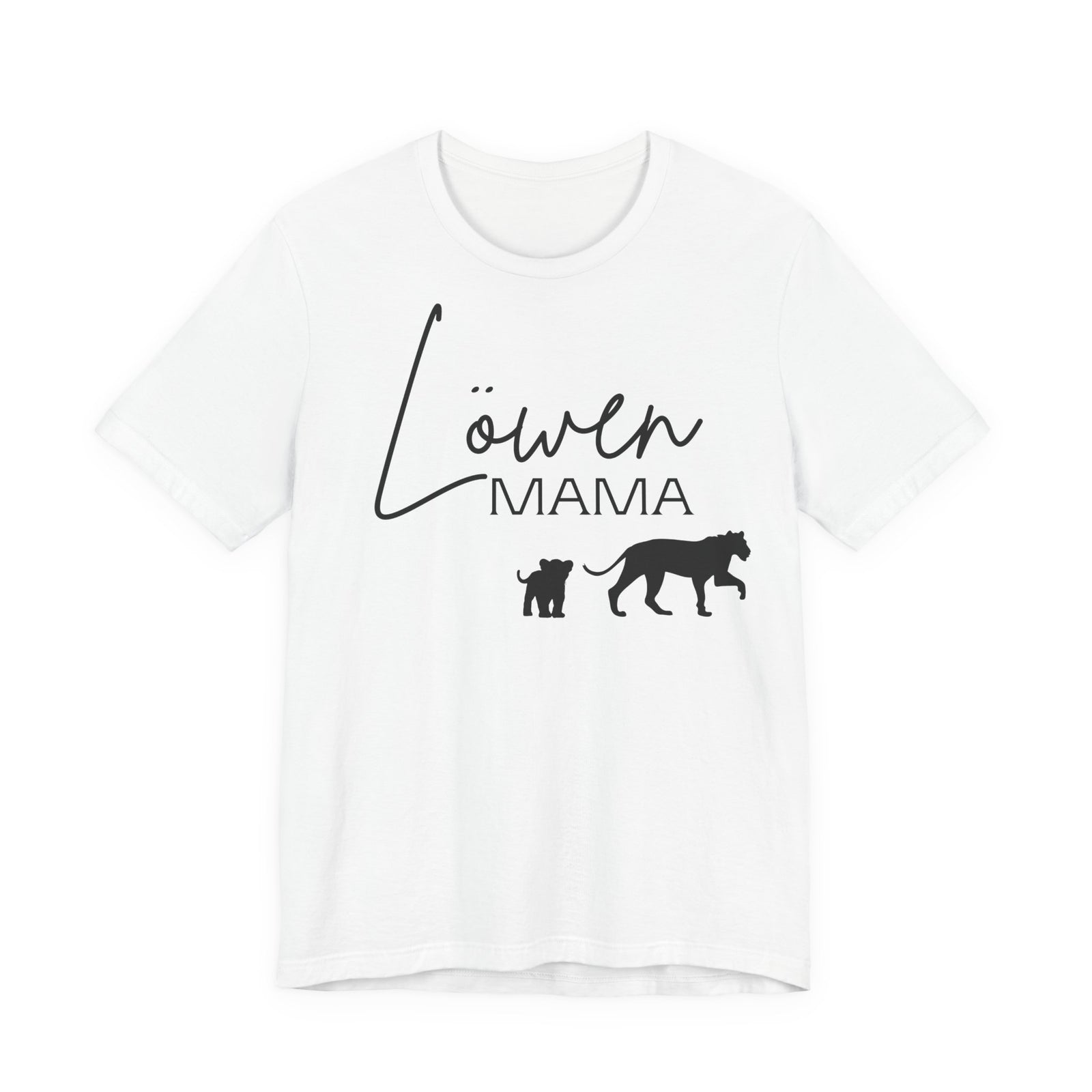 mamagibt T-Shirt Löwen Mama mit Motiv
