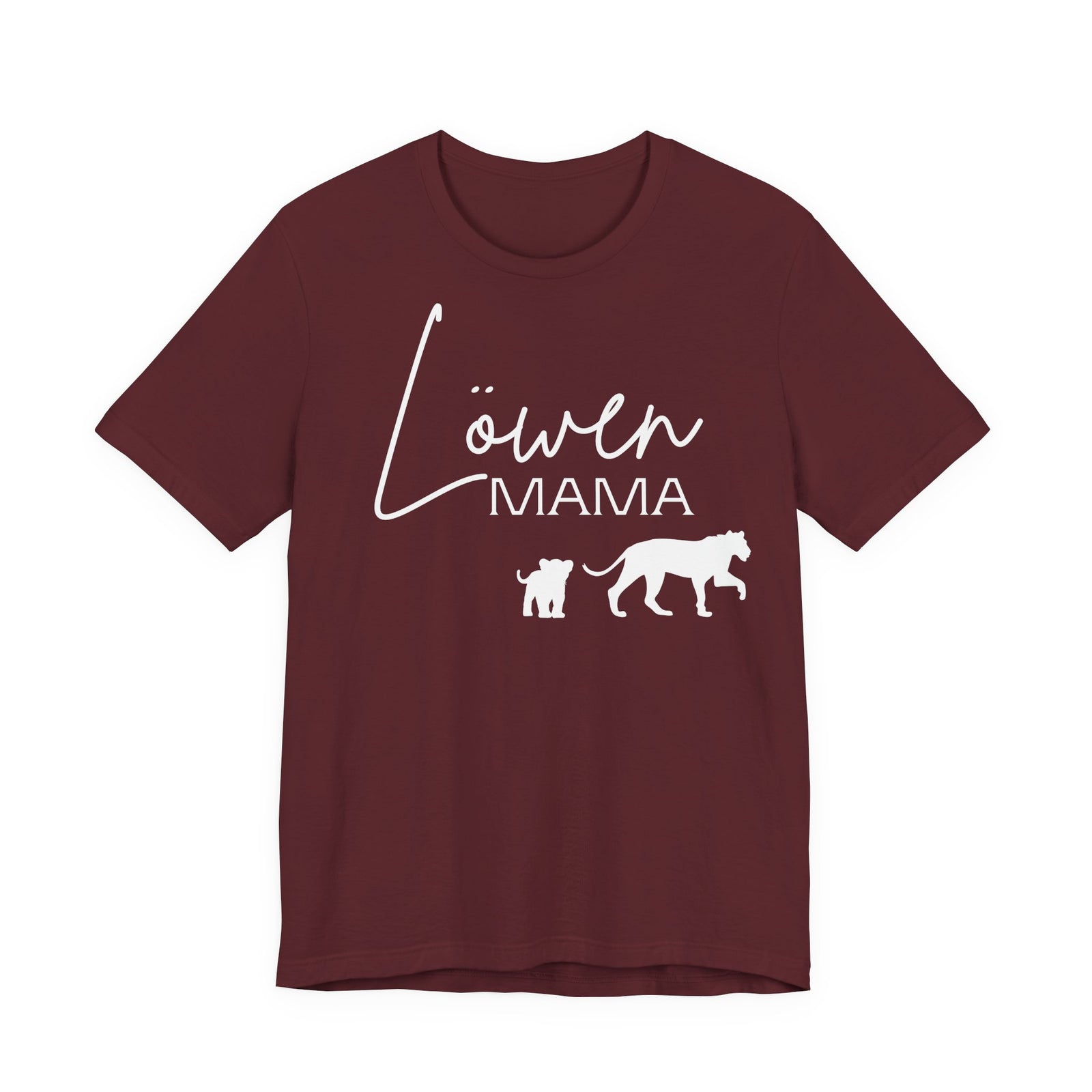 mamagibt T-Shirt Löwen Mama mit Motiv