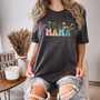 Mama T-Shirt mit bunten Blumen