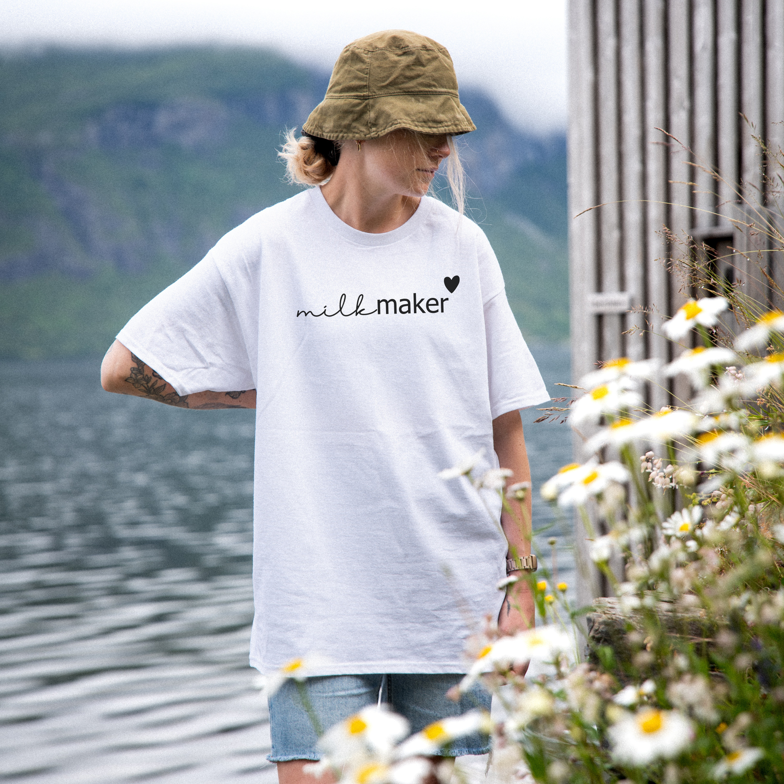 mamagibt Mama T-Shirt Milkmaker White