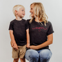 mamagibt Mama T-Shirt Mom with heart Dark Grey Heather