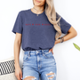 mamagibt Mama T-Shirt Wife-Mom-Boss Heather Navy