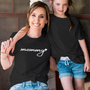 mamagibt Mama T-Shirt Mommy heart Black