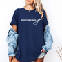 mamagibt Mama T-Shirt Mommy heart Navy