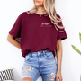 mamagibt Mama T-Shirt all day Maroon