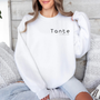 mamagibt Sweatshirt Tante cooler als Mama White