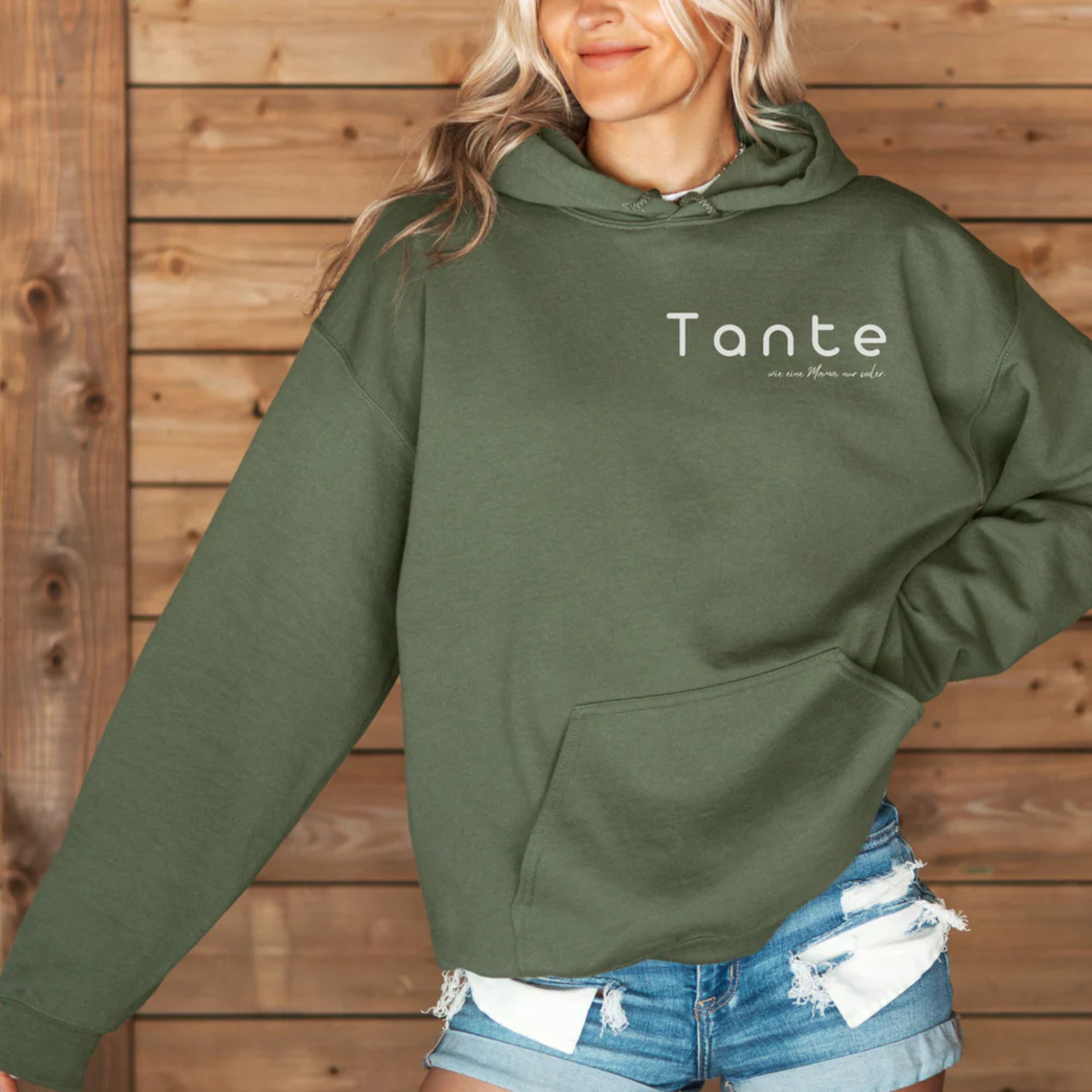 mamagibt Hoodie Tante cooler als Mama
