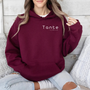mamagibt Hoodie Tante cooler als Mama Maroon