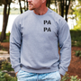 mamagibt Papa Sweatshirt PA-PA Vibes Sport Grey