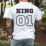 mamagibt T-Shirt Couple King 01 White