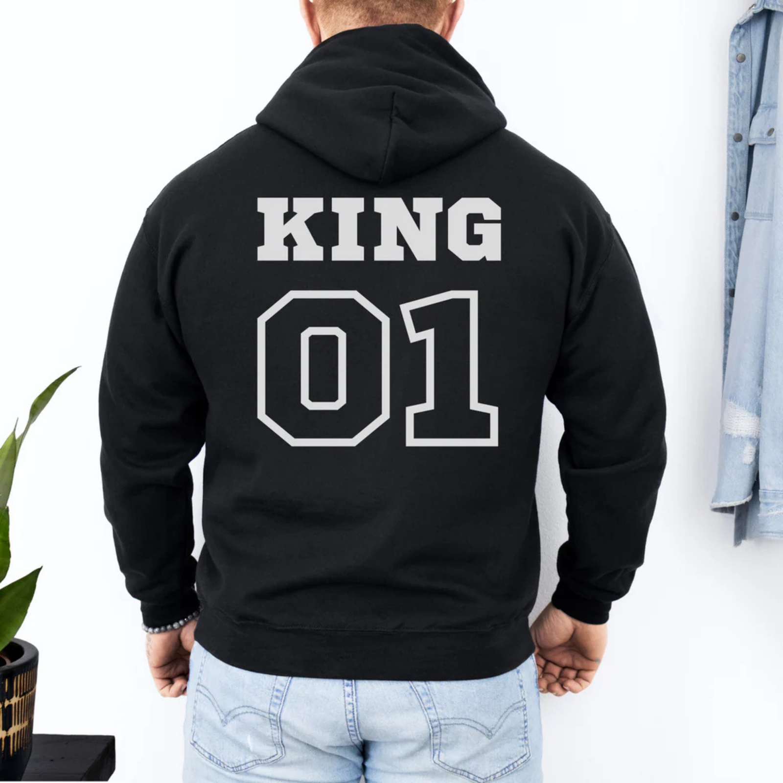 mamagibt Hoodie Couple King 01 Black