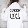 mamagibt Hoodie Couple Queen 1 White
