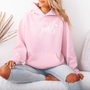mamagibt Mama Hoodie love my Girls Light Pink