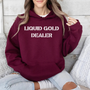 mamagibt Mama Hoodie Liquid Gold Maroon