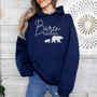 mamagibt Hoodie Bären Mama mit Motiv Navy