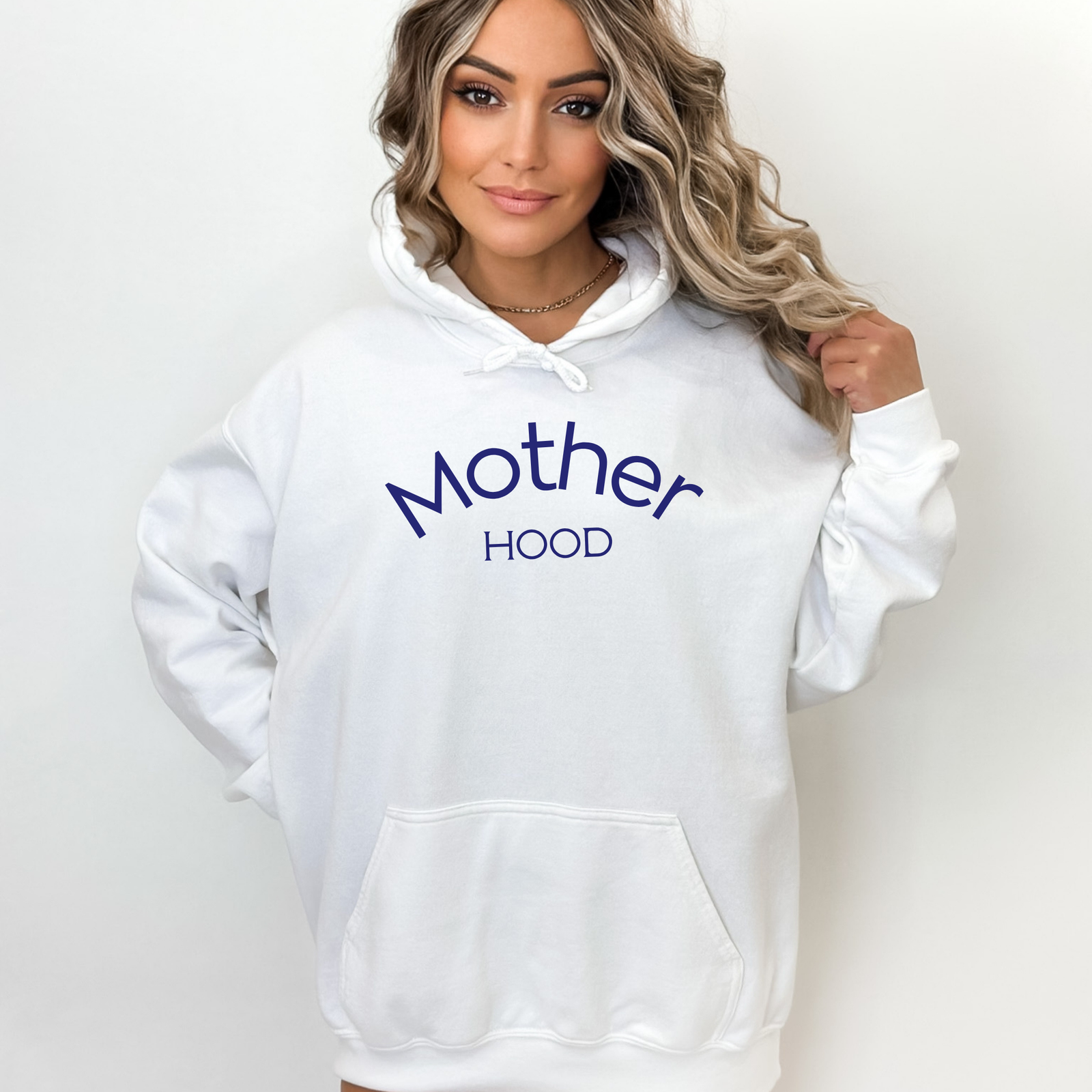mamagibt Mama Hoodie Mother White