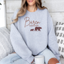 mamagibt Sweatshirt Mama Bär mit Motiv Ash