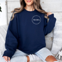mamagibt Mama Sweatshirt Statement Navy
