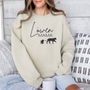 mamagibt Sweatshirt Löwen Mama mit Motiv Sand