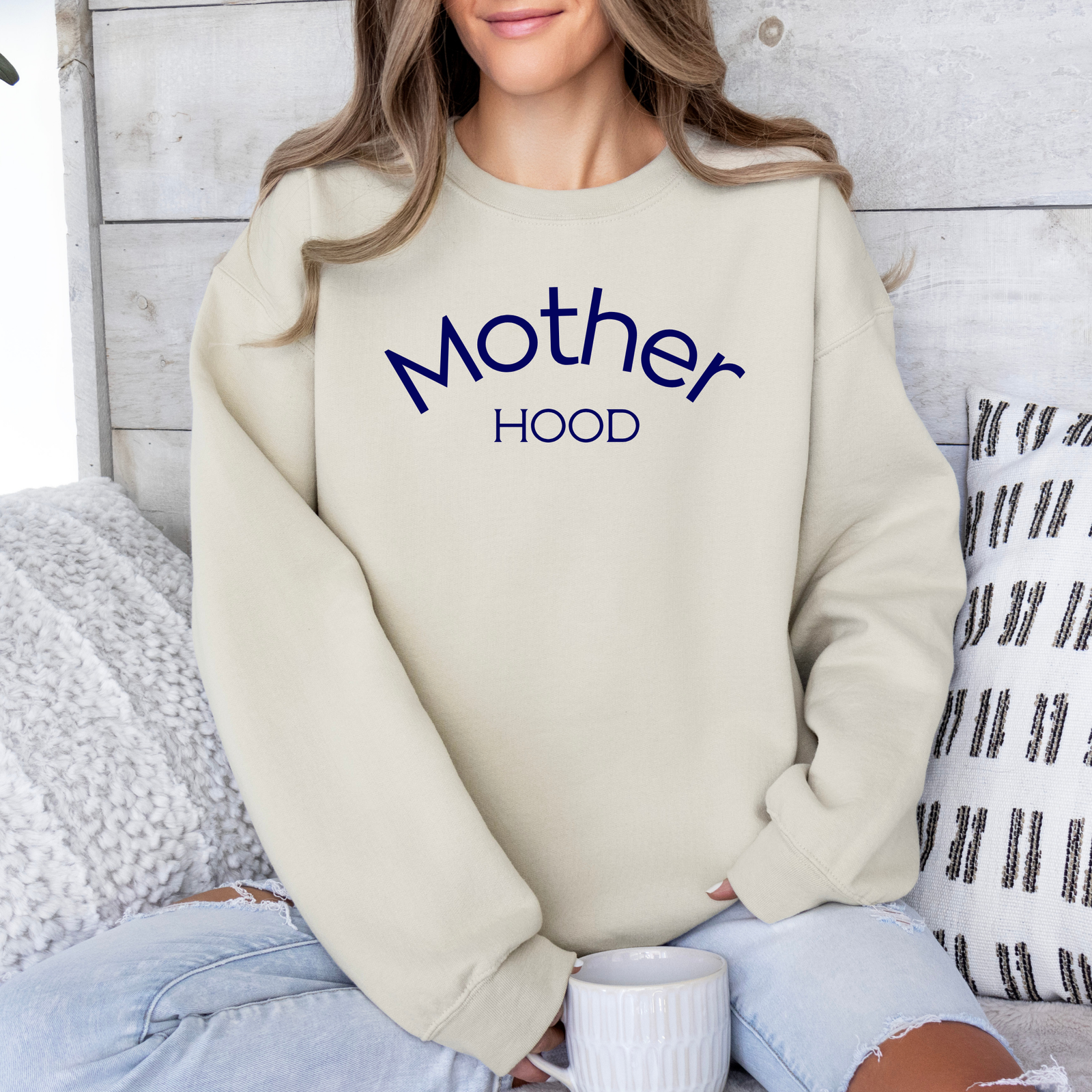 mamagibt Mama Sweatshirt Mother Sand