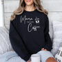 mamagibt Sweatshirt Mama needs Coffee Black
