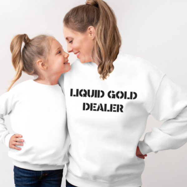 Mama Sweatshirt Liquid Gold