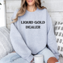 mamagibt Mama Sweatshirt Liquid Gold Sport Grey