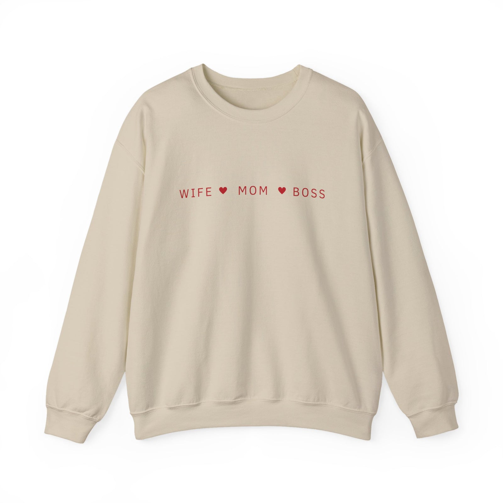 mamagibt Mama Sweatshirt Wife-Mom-Boss