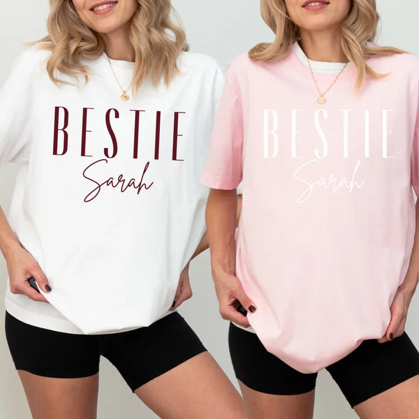 T-Shirt Bestie your name
