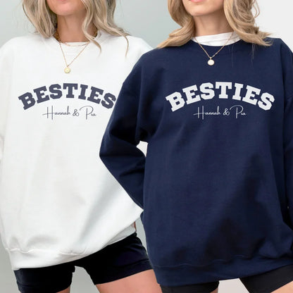 mamagibt Sweatshirt Bestie personalisierbar mit Namen