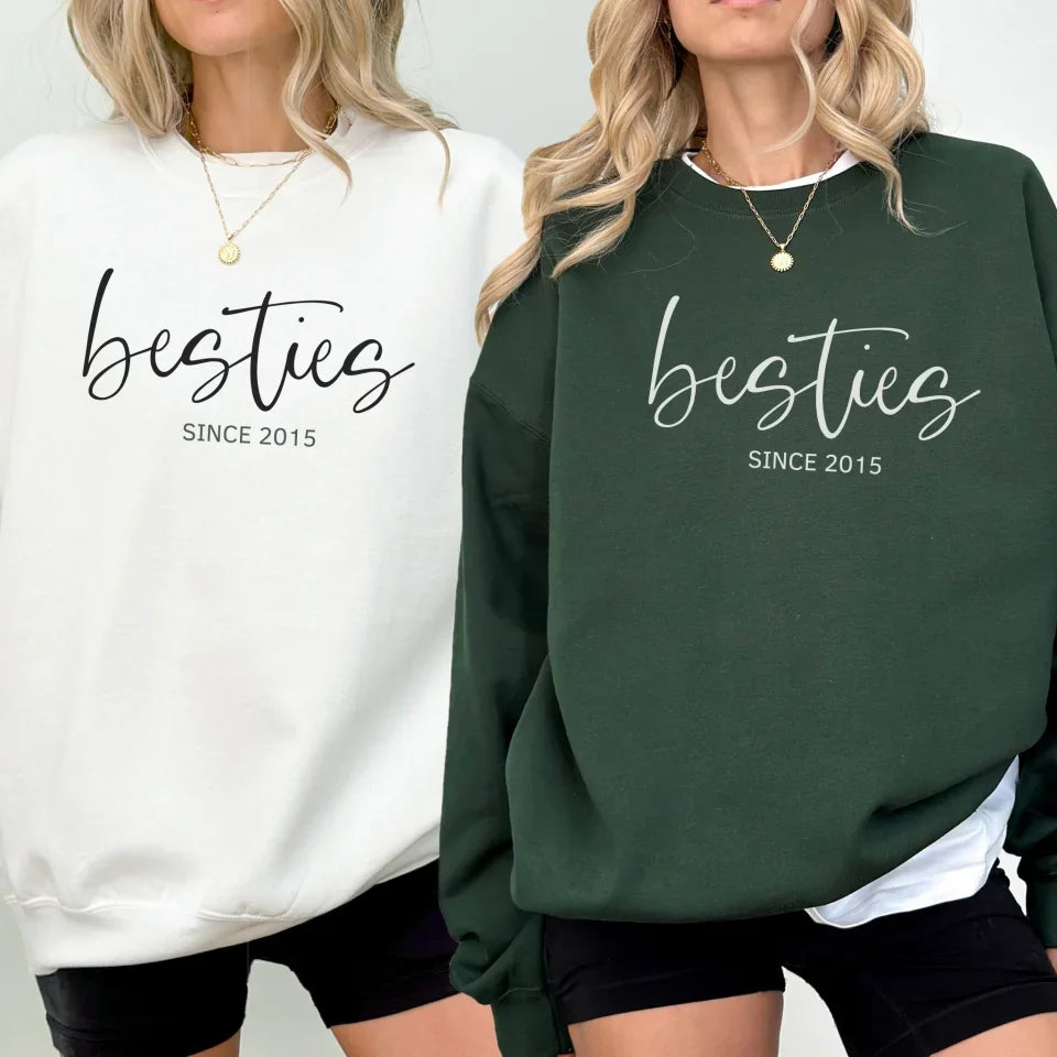 mamagibt Personalisiertes Sweatshirt für Freundinnen