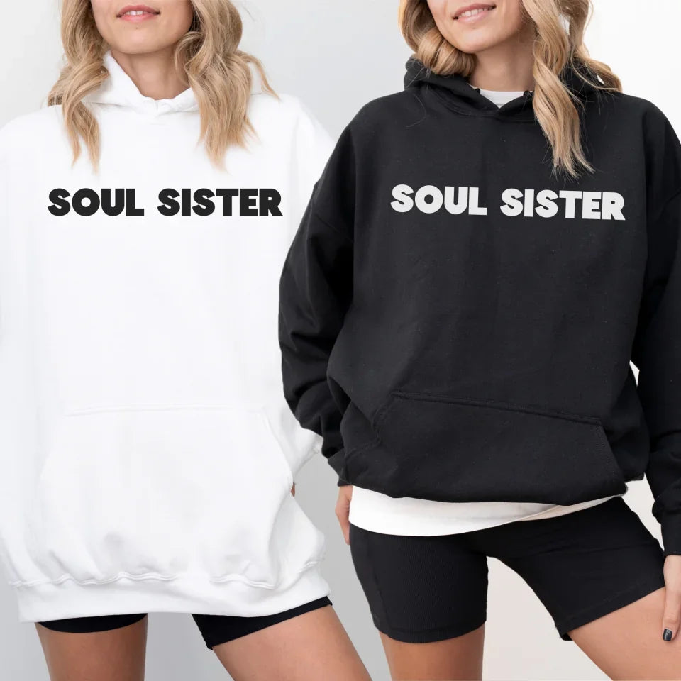 Printify Personalisierbarer Hoodie für beste Freudinnen
