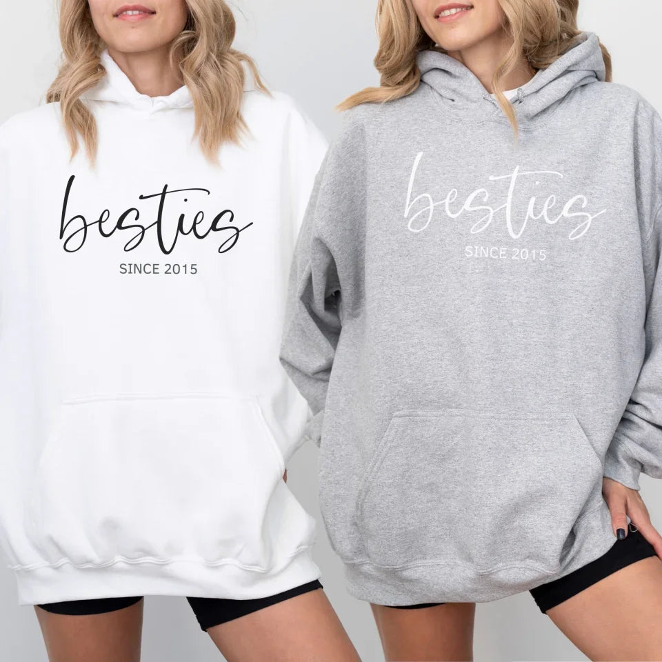 Printify Personalisierbarer Hoodie für Freundinnen